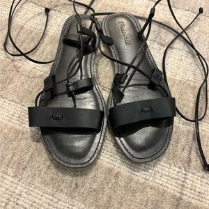 Madewell Strappy Black Sandals